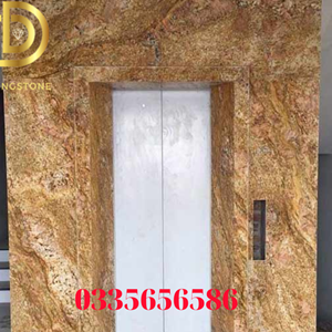 Đá ốp thang máy granite Vàng Hoàng Gia